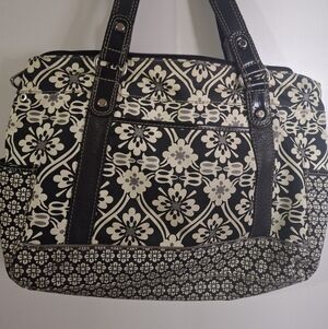FOSSIL Floral Black and White Women's Bag
